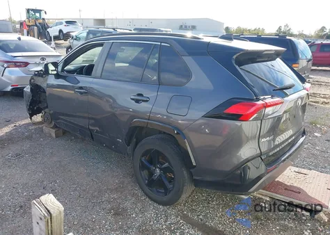 2020 Toyota Rav4 Hybrid Xse из США, поврежденный, VIN 2T3EWRFV3LW066733